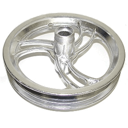 Rear Rim with Curved Spokes for 12-1/2 in. Tires