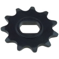 11 Tooth Dual D-bore Sprocket For #410 1/2 in. x 1/8 in. Bicycle Chain (Fits MY1020Z Gear Motors)