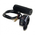 Thumb Throttle Cable with 36 Volt LED Meter