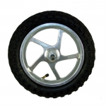 12-1/2" x 3" Knobby Rear Wheel Assembly (5 - Spoke Dual Threaded)