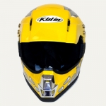 Yellow Motocross Helmet Model: KY112 Style #11