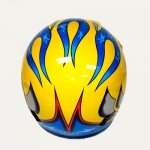 Yellow / Blue Motocross Helmet Model: KY112