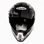 Black Motocross Helmet Model: KY112 Style #11