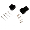 25 Sets of 4 Pin Black Modular Connectors